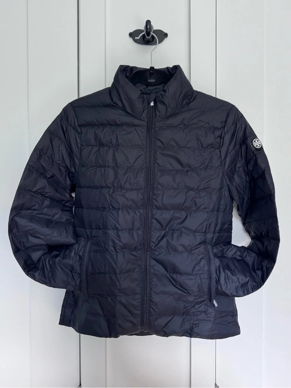 NWT Tory Burch Black Packable Down Jacket